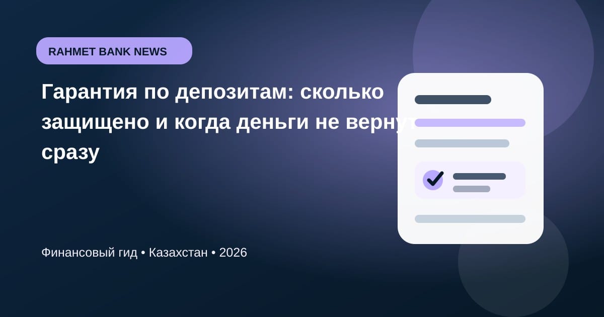Иллюстрация к статье «Гарантия по депозитам: сколько защищено и когда деньги не вернут сразу»