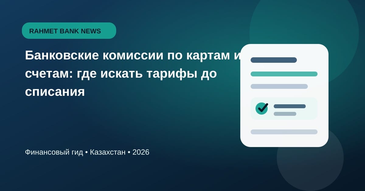 Иллюстрация к статье «Банковские комиссии по картам и счетам: где искать тарифы до списания»