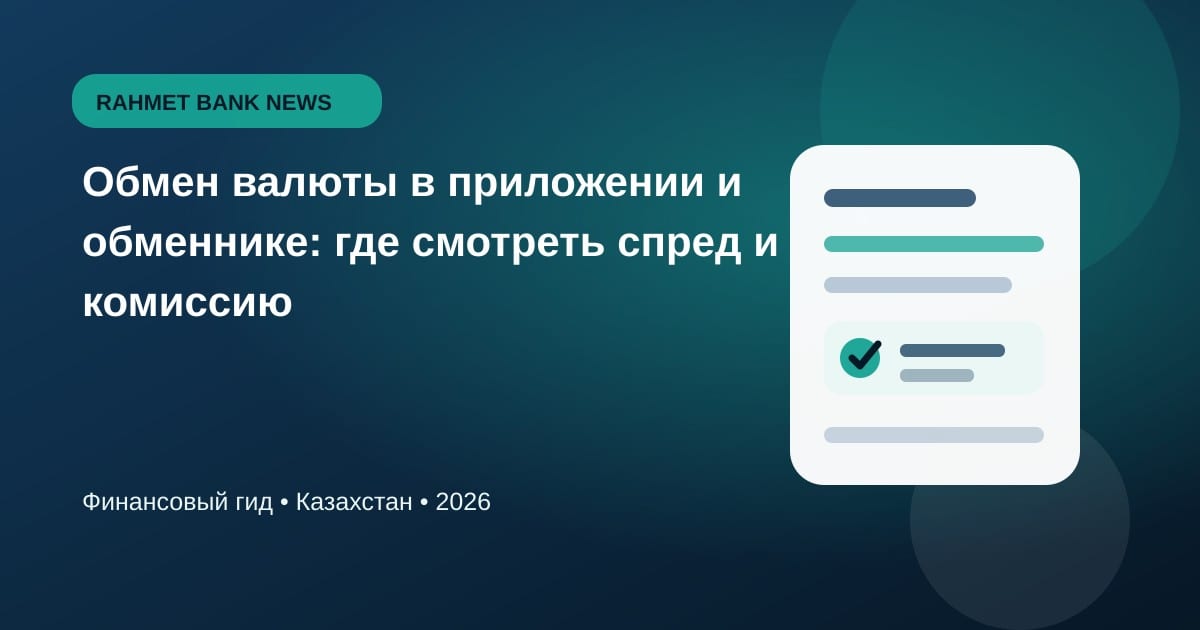 Иллюстрация к статье «Обмен валюты в приложении и обменнике: где смотреть спред и комиссию»