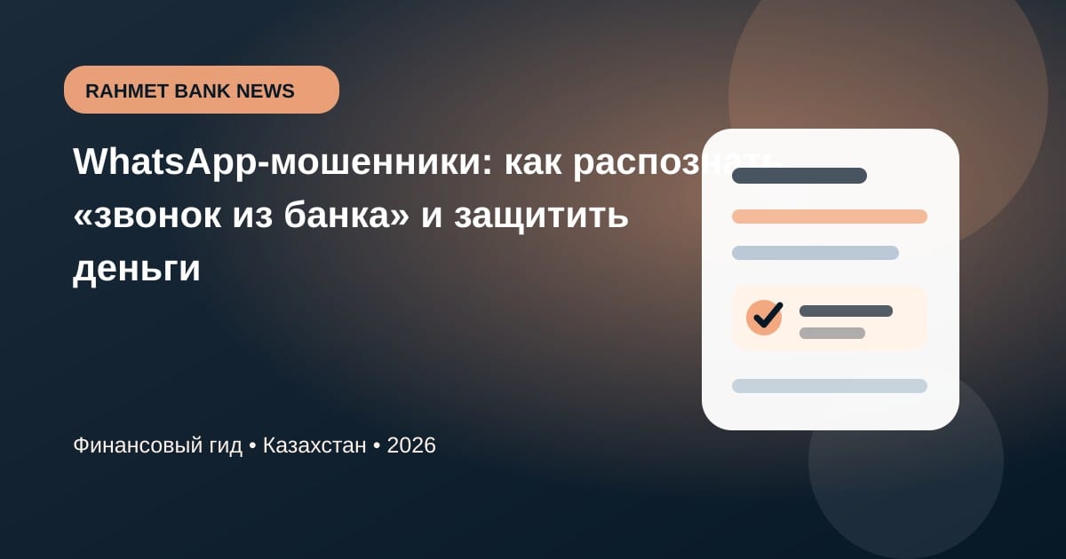 Иллюстрация к статье «WhatsApp-мошенники: как распознать «звонок из банка» и защитить деньги»