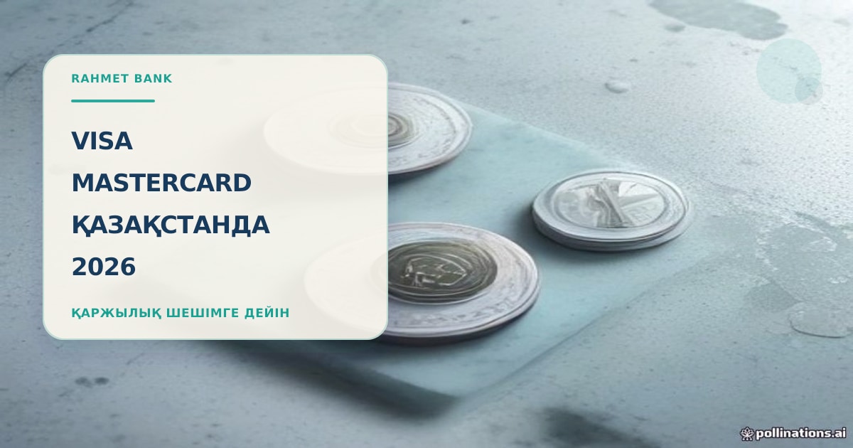 Платиновые карты Visa и Mastercard на белой поверхности с монетами казахстанских тенге, современная финансовая фотография продукта