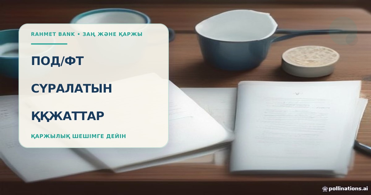Документы, папка с бумагами, ручка и банковская карта на столе, иллюстрация проверки по ПОД/ФТ без людей и текста