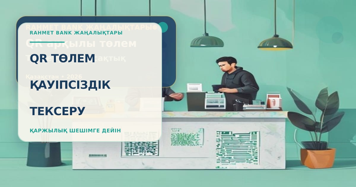 Покупатель проверяет куар-платёж на телефоне перед оплатой у кассы