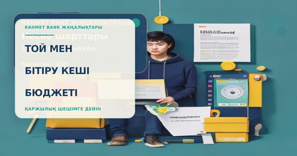 Семья планирует бюджет выпускного или тоя с блокнотом расходов, конвертами и календарём платежей