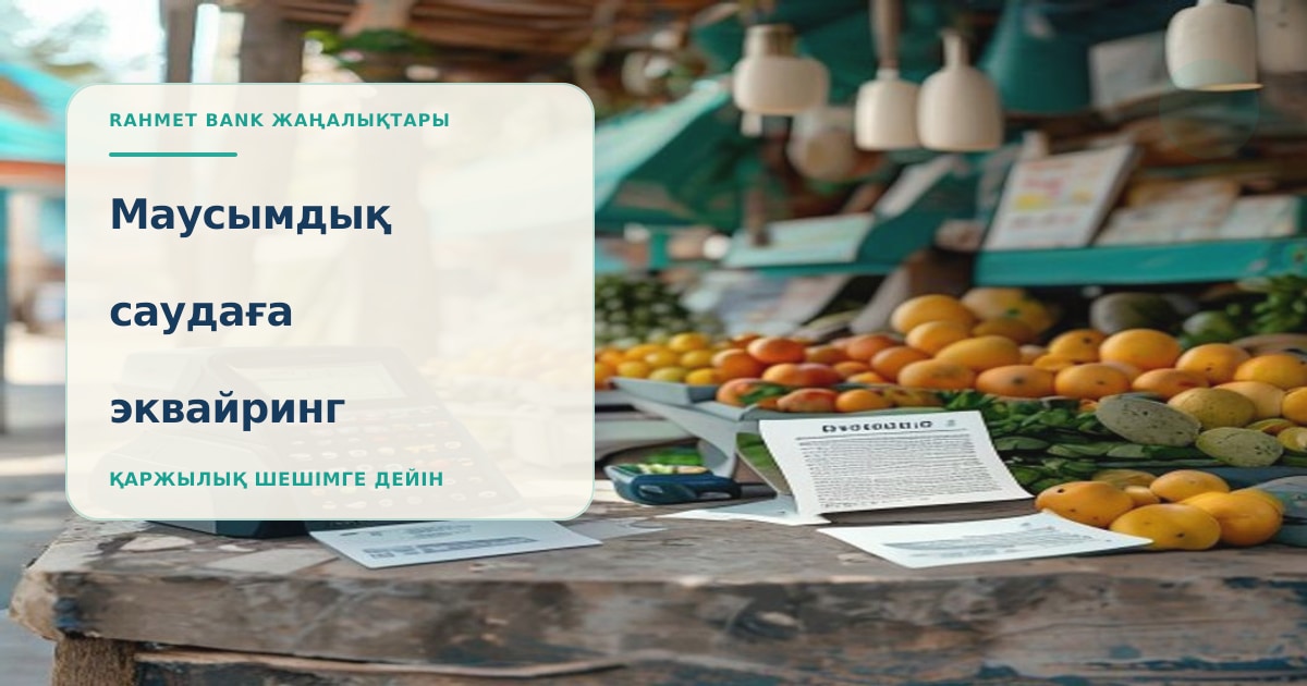 Сезонная торговая точка с портативным ПОС-терминалом, банковской картой, пустой чековой лентой и стендом куар-оплаты без читаемого текста