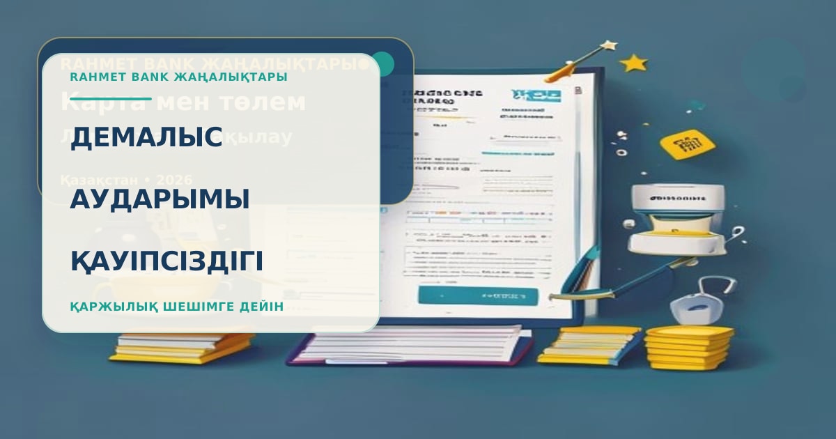 Человек проверяет отпускной перевод в банковском приложении рядом с паспортом, картой, блокнотом и дорожными вещами